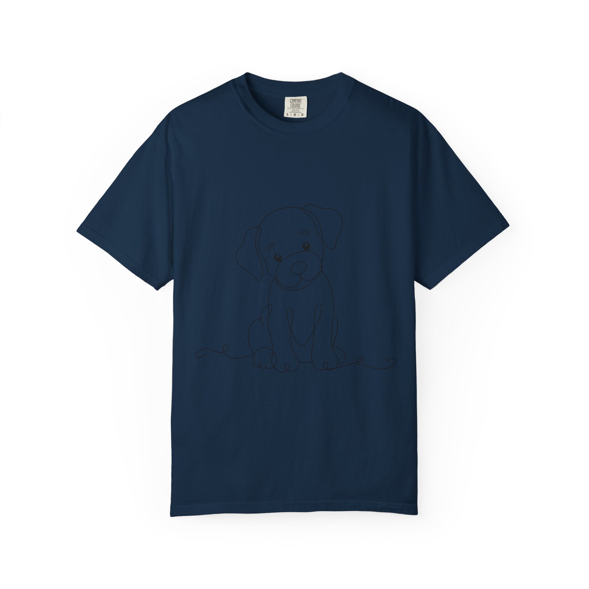 Puppy - LineArt - Graphic Tee