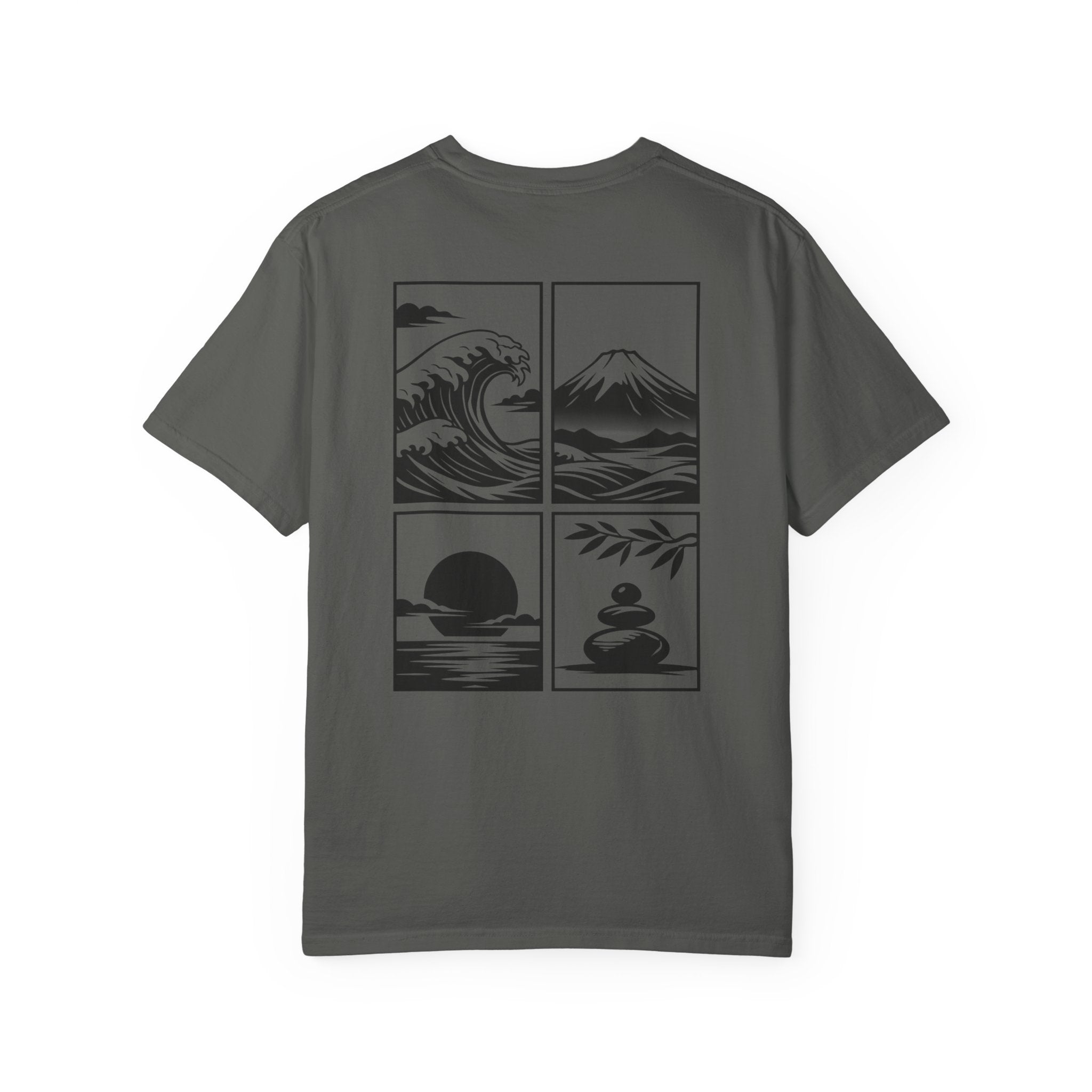 Zen Landscape - BasicPrint - Graphic Tee