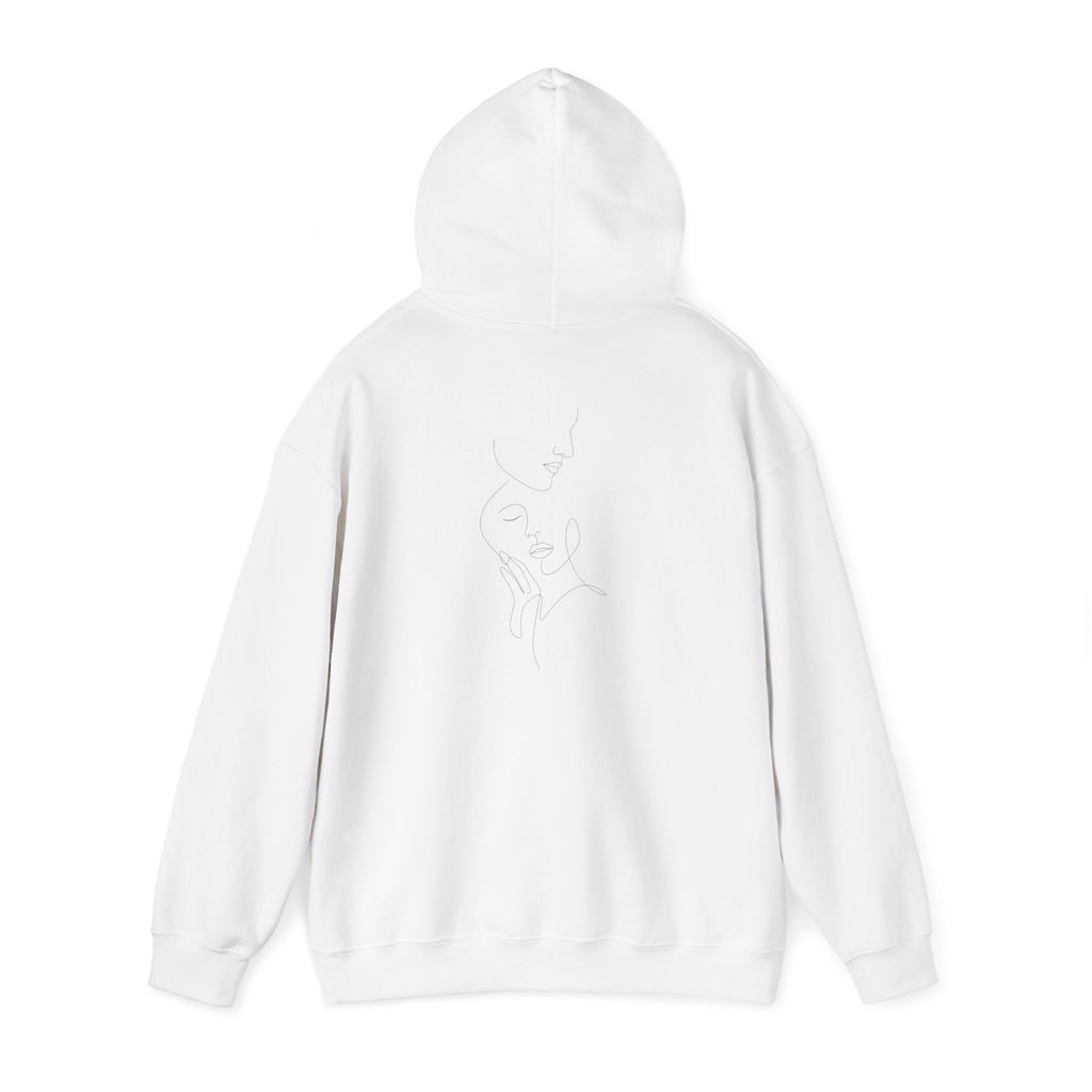 Minimalist Faces - LineArt - Hoodie