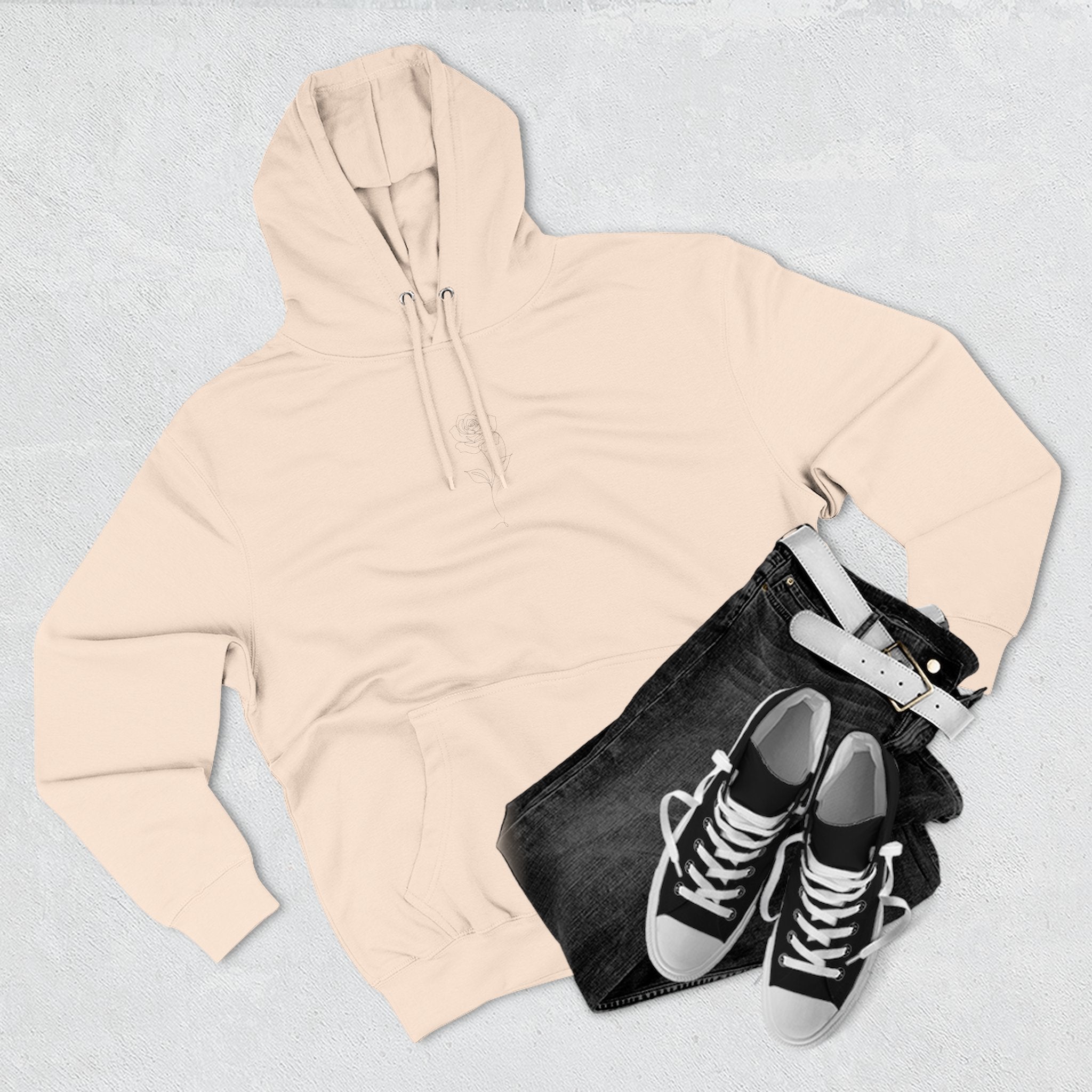 Rose - LineArt - Hoodie