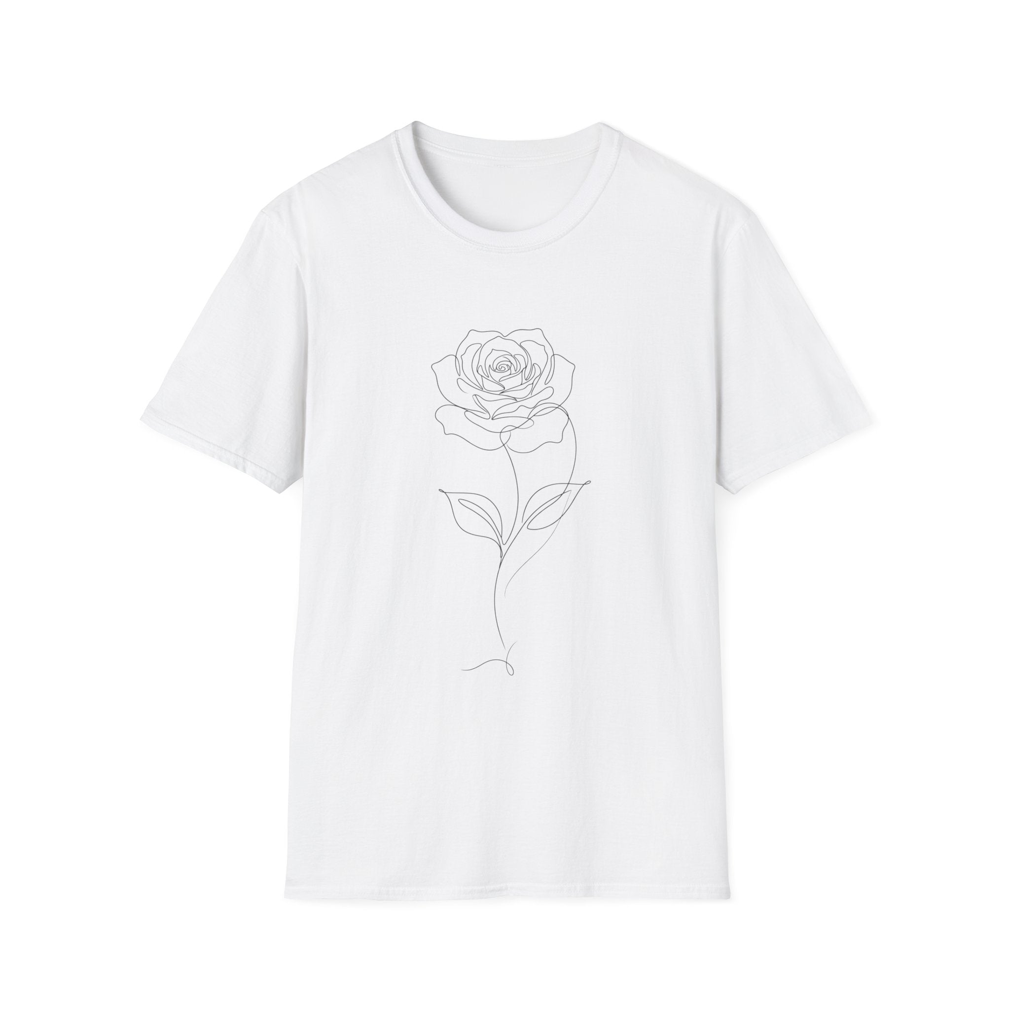 Rose - LineArt - Graphic Tee