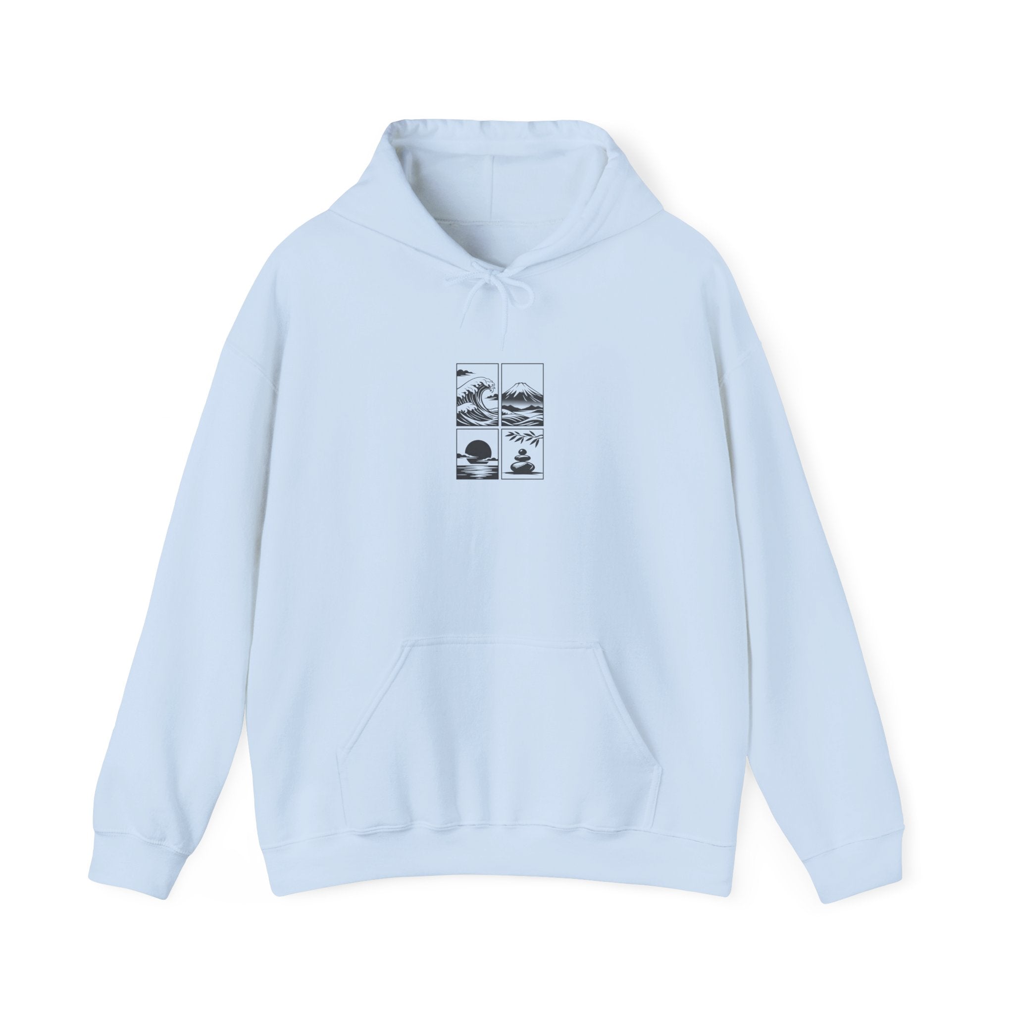 Zen Landscape - BasicPrint - Hoodie